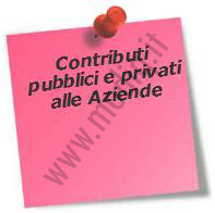 Contributi pubblici e privati alle Aziende