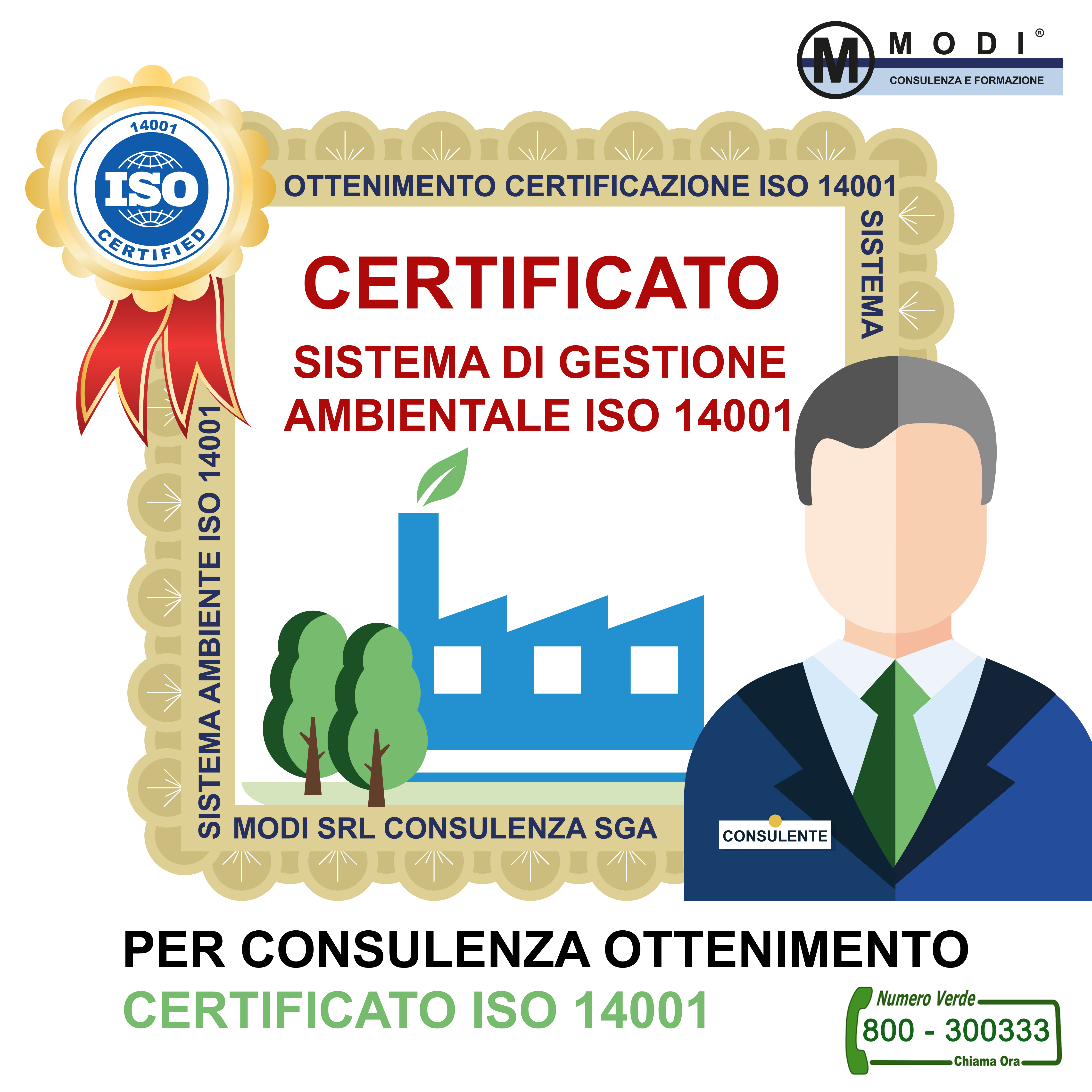 certificazione ISO 14001 ambiente consulenza