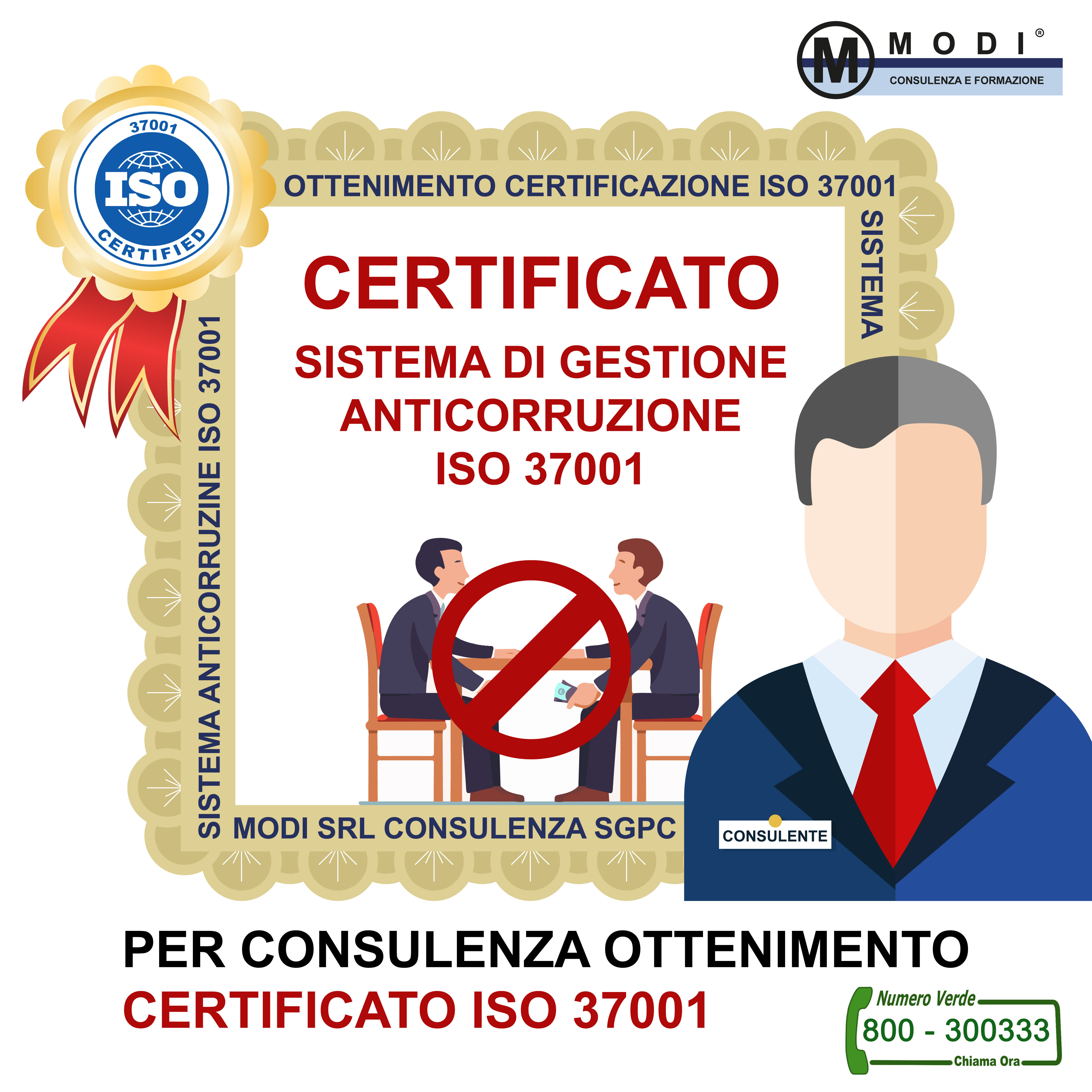 consulenti esperti certificazione prevenzione corruzione iso 37001 sistemi di gestione ambiente aziendale