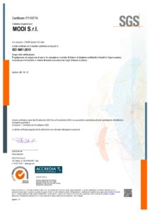 certificazione ISO9001 MODI Srl certificata con SGS operante in Veneto, Venezia, Trevisoe Padova