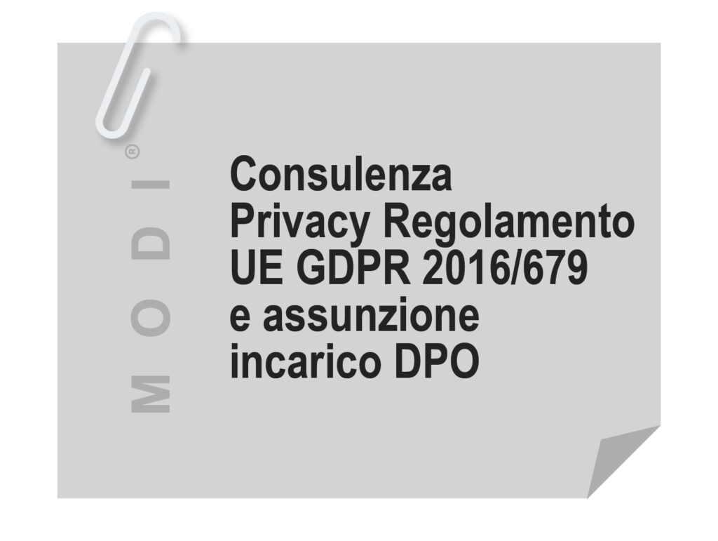 Regolamento UE GDPR 2016 679