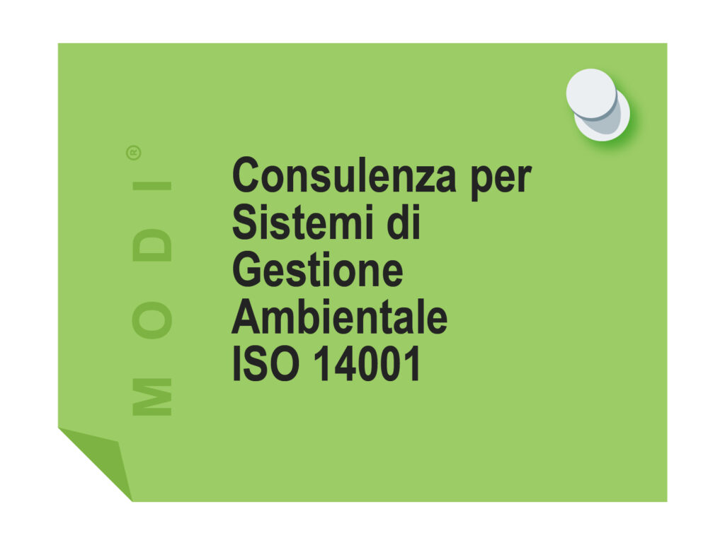 Consulenza Sistemi di Gestione Ambientale ISO14001